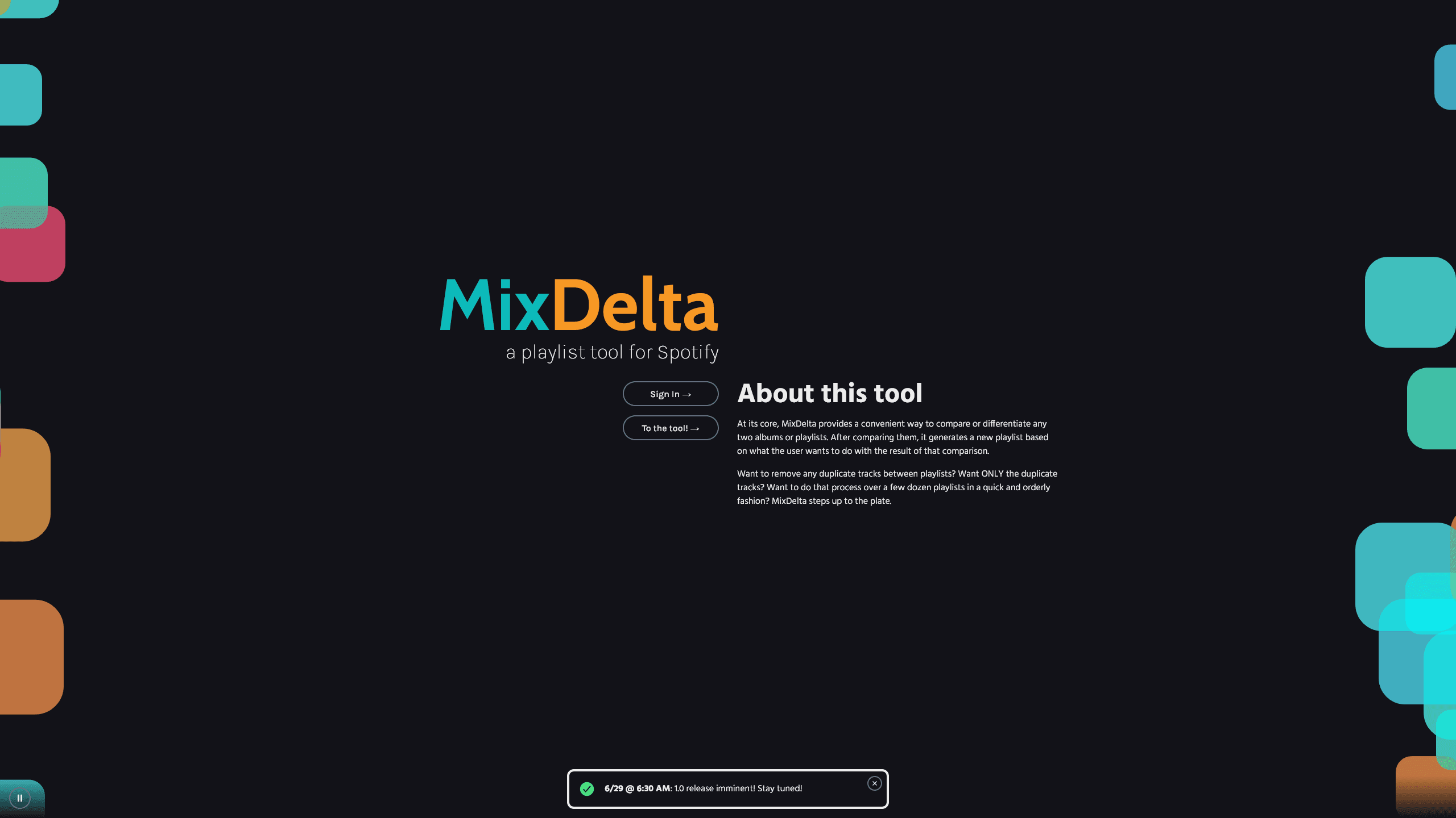 MixDelta home page